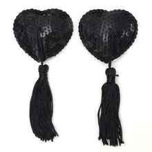 1 пара, сексуальный Стикини наклейки, женское нижнее белье, блестки, кисточки, бюстгальтер для груди, соски, накладки, сердечки