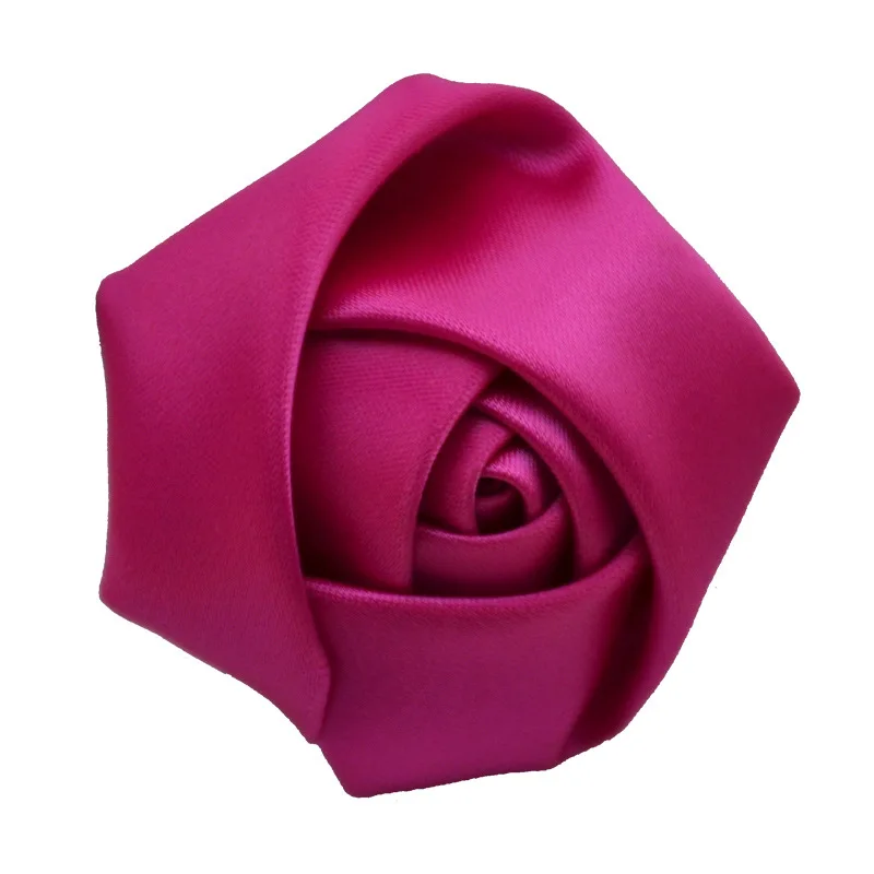 10 шт./лот Размеры 5 см сатин милый розовый цветок тканевый цветок из шелка ручной работы DIY Свадебный Цветочный букет ткань для волос аксессуары