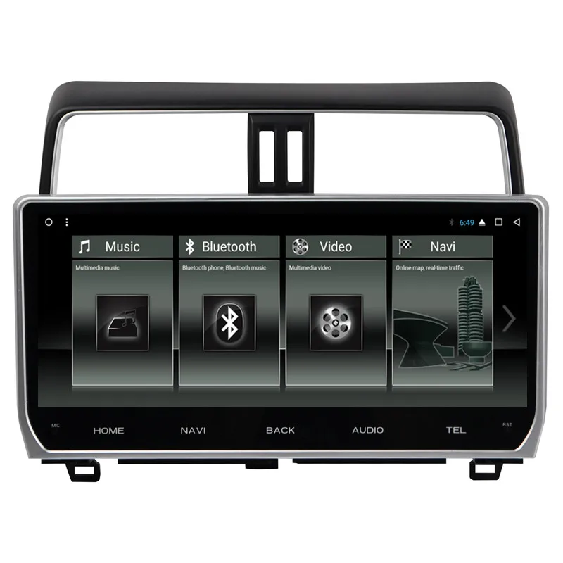 Головное устройство для Toyota Land Cruiser Prado 150 12 3 дюйма Android мультимедиа стерео радио DVD