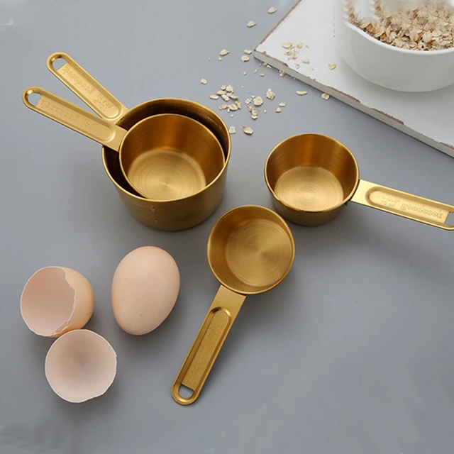 12Pcs Stainless Steel Measuring Cups And Spoons Set High Quality Stackable  Tablespoons Home Tools Kitchen Accessories - AliExpress