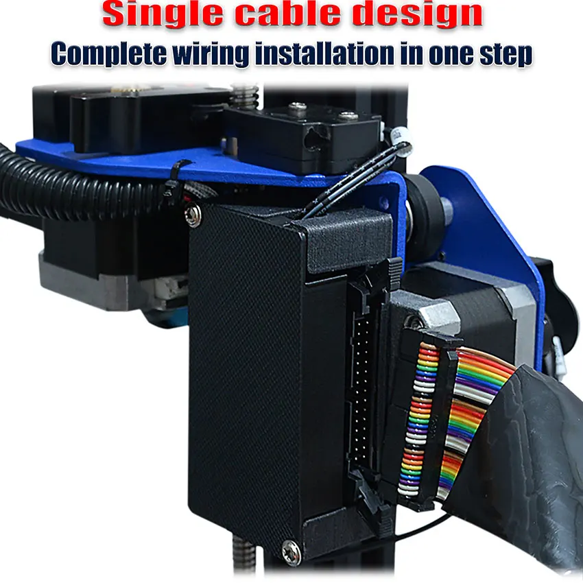 Upgraded XY-2 Pro 3D printer Build plate 255255mm Auto leveling Sensor Semi-Assembled Metal Frame structure 3d printe08