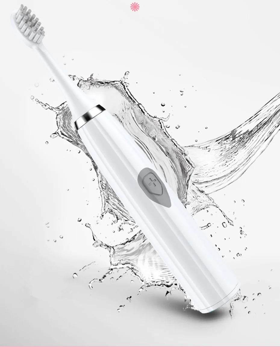 Erabimax звуковая электрическая зубная щетка с 3 щеточными головками электронный набор зубных щеток Водонепроницаемый взрослый