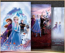 Póster de Frozen 2 de Disney para pared, pegatinas coloridas para dormitorio, Aisha, Anna, Imax, película periférica, Aisha, princesa Xuebao