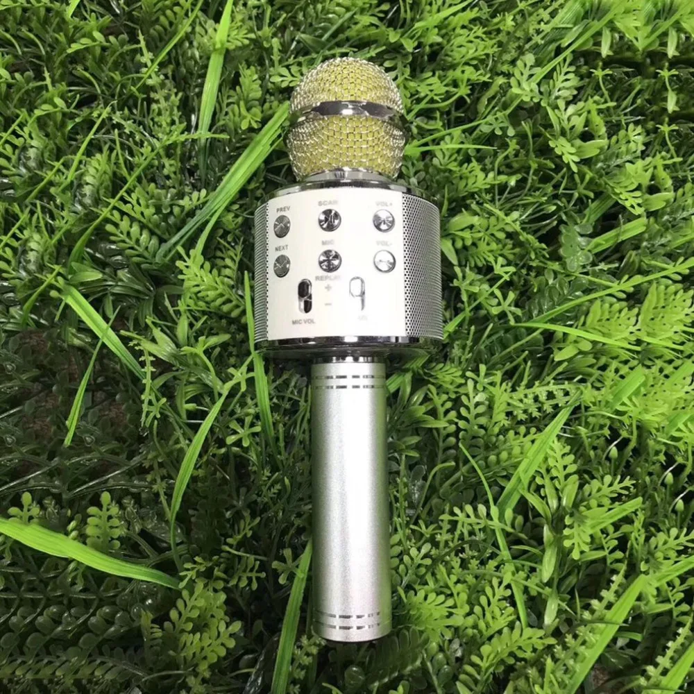Беспроводной Bluetooth микрофон ручной микрофон домашний KTV воспроизведение музыки Встроенный Bluetooth динамик портативный микрофон