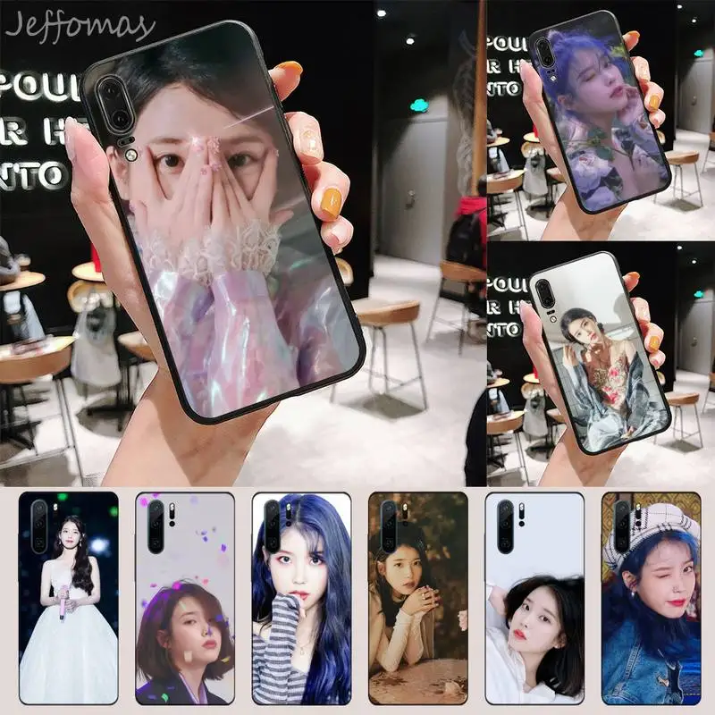 

KPOP Superstar IU Phone Case For Huawei Y5 Y6 II Y7 Y9 PRIME 2018 2019 NOVA3E P20 PRO P10 Honor 10
