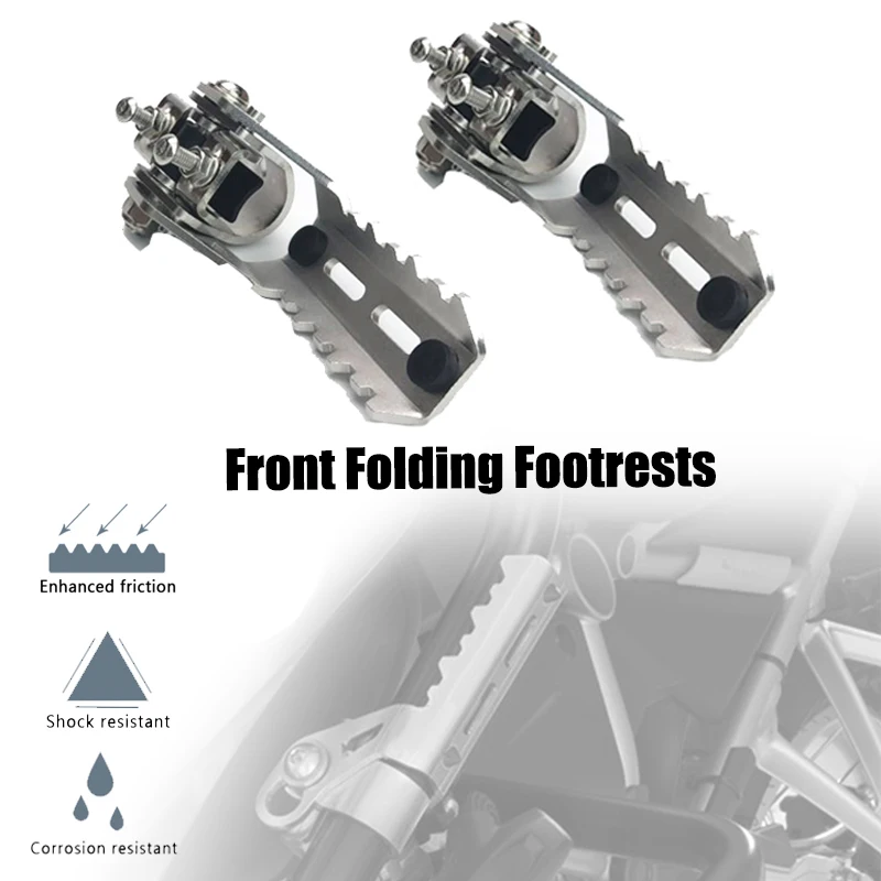 Stainless Steel Highway Front Pegs Footrest Motorcycle Bmw Gs 1200