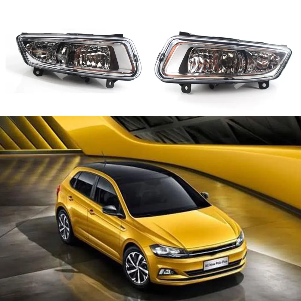 2 шт. левый/правый светодиодный DRL для VW Polo 6R 2010 2011 2012 2013 2014 передний бампер 8
