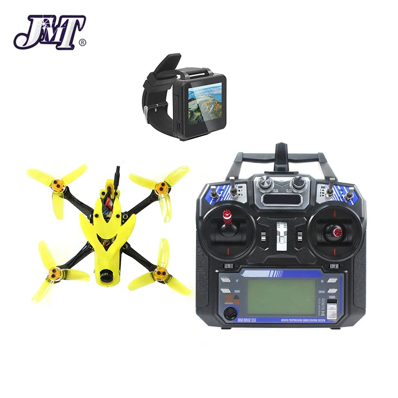 Полный комплект 135 мм FPV Дрон Квадрокоптер F4 Контроллер полета XT1104-7500KV 2S wi/ Flysky FS I6