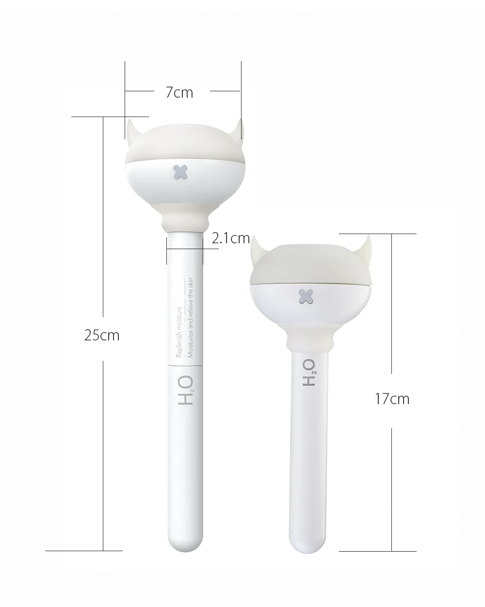 DIGOO DG-HP923 USB портативный увлажнитель воздуха с 2 передачами яркости светодиодный светильник длинный и короткий съемный двойной распылитель синхронизации для дома