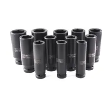 Одна шт 1/" Удлиненная 120 мм пневматическая розетка с метрическим воздушным адаптером для глубоких стен ударная головка бит инструмент для ремонта авто