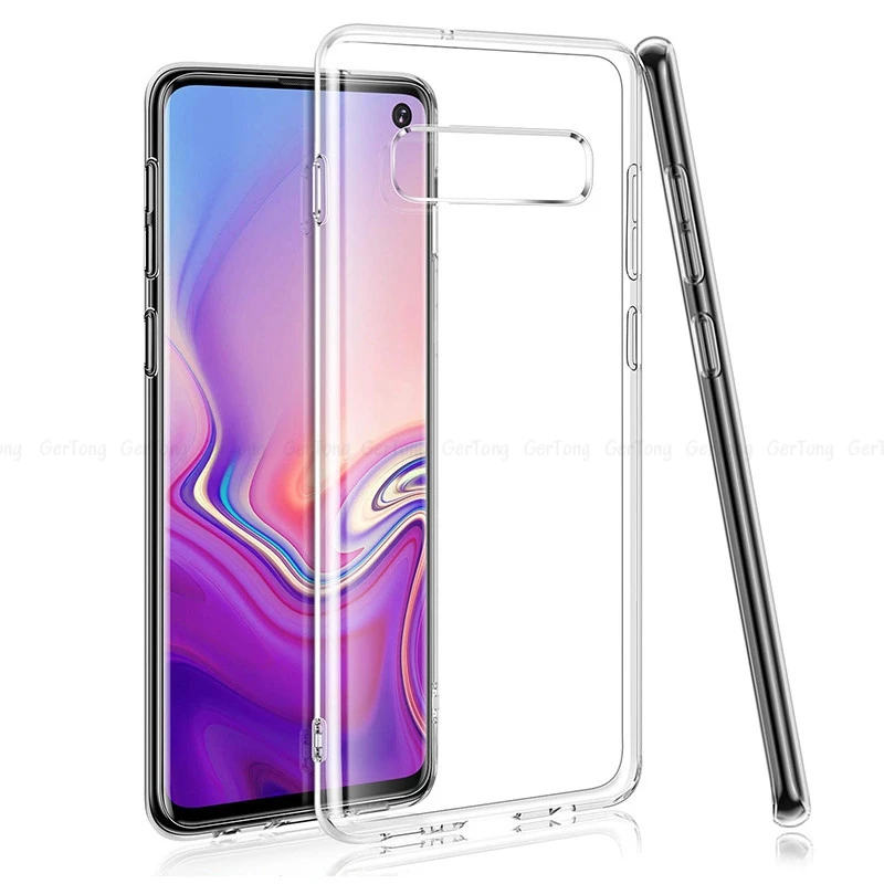 Роскошный чехол из ТПУ для samsung S10 Plus S10e, ультра тонкая прозрачная задняя крышка для samsung Galaxy s 10+ 10e, мягкая силиконовая накладка