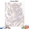 HUACAN Oil Painting By Numbers Tiger Animal Drawing On Canvas HandPainted Art Gift DIY Picture By Number Kits Home Decoration ► Photo 2/6