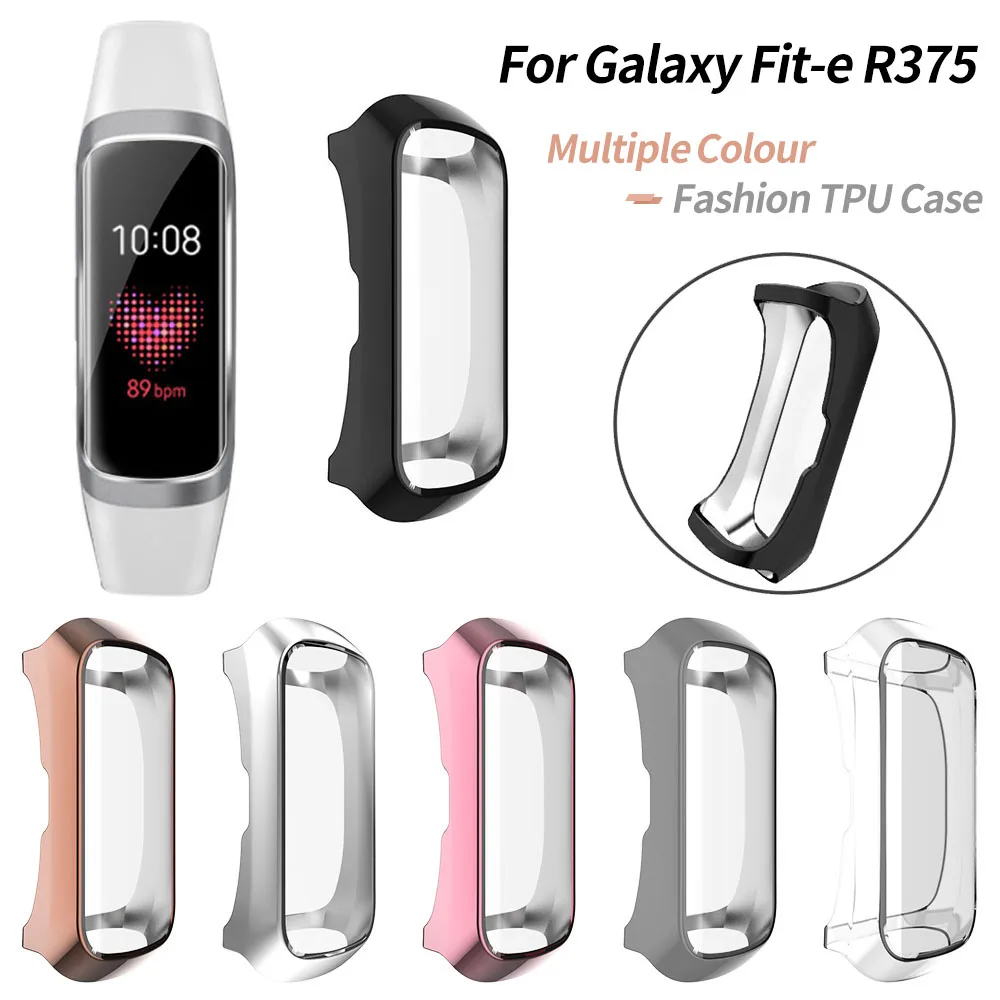 Мягкий защитный чехол для экрана для samsung Galaxy Fit-e SM-R375 Смарт-часы полный корпус устойчивый к царапинам ТПУ оболочки аксессуары для бампера