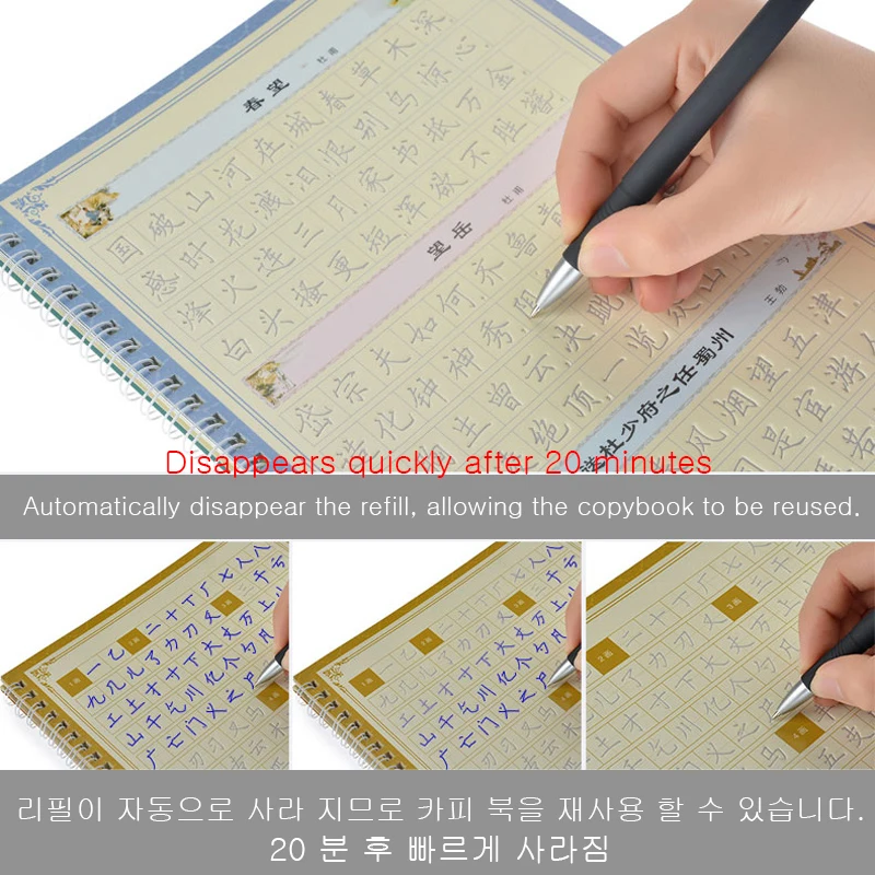 100_2pcs_Auto_disappear_refill_100pcs_Pen_shell_2pcs_Calligraphy_copybook_practice_pen_Korean_Statio (6)