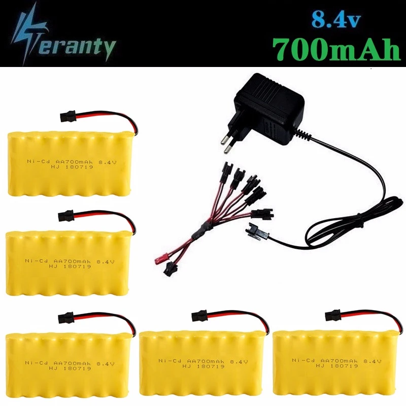 8 4 v 700mAh зарядное устройство для RC автомобилей Роботы танки поезд пистолет лодки Aa