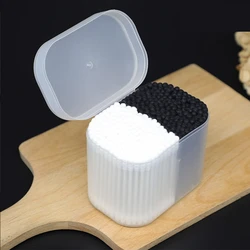 300pcs Frosted Boxed Round Pointed Pointed Spiral Cotton Swab Paper Stick Makeup Double-ended Cotton Swab Ear Cleaning Stick