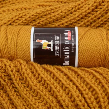 Lana de Alpaca artesanal, hilo de algodón para tricotar, bufanda para Jersey, sombrero, de Tejer Hilo, lana de terciopelo colorida, lana suave de Alpaca, lanas