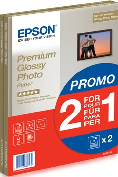 

Epson Premium Glossy Photo Paper - A4-2x15 Leaves