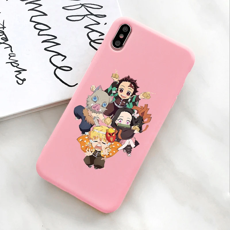 Чехол для телефона Demon Slayer Kimetsu No Yaiba, чехол для samsung A20 A30 A40 A50 A60 A70 S7 S8 S9 S10 PLUS, мягкий чехол для Galaxy