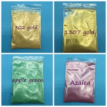 10 г жемчужный пигмент, Слюда Порошок акриловая краска цвет жемчужный порошок металлическая краска флэш-порошок для ногтей Блеск 1 лот = 1 цвет = 10 г