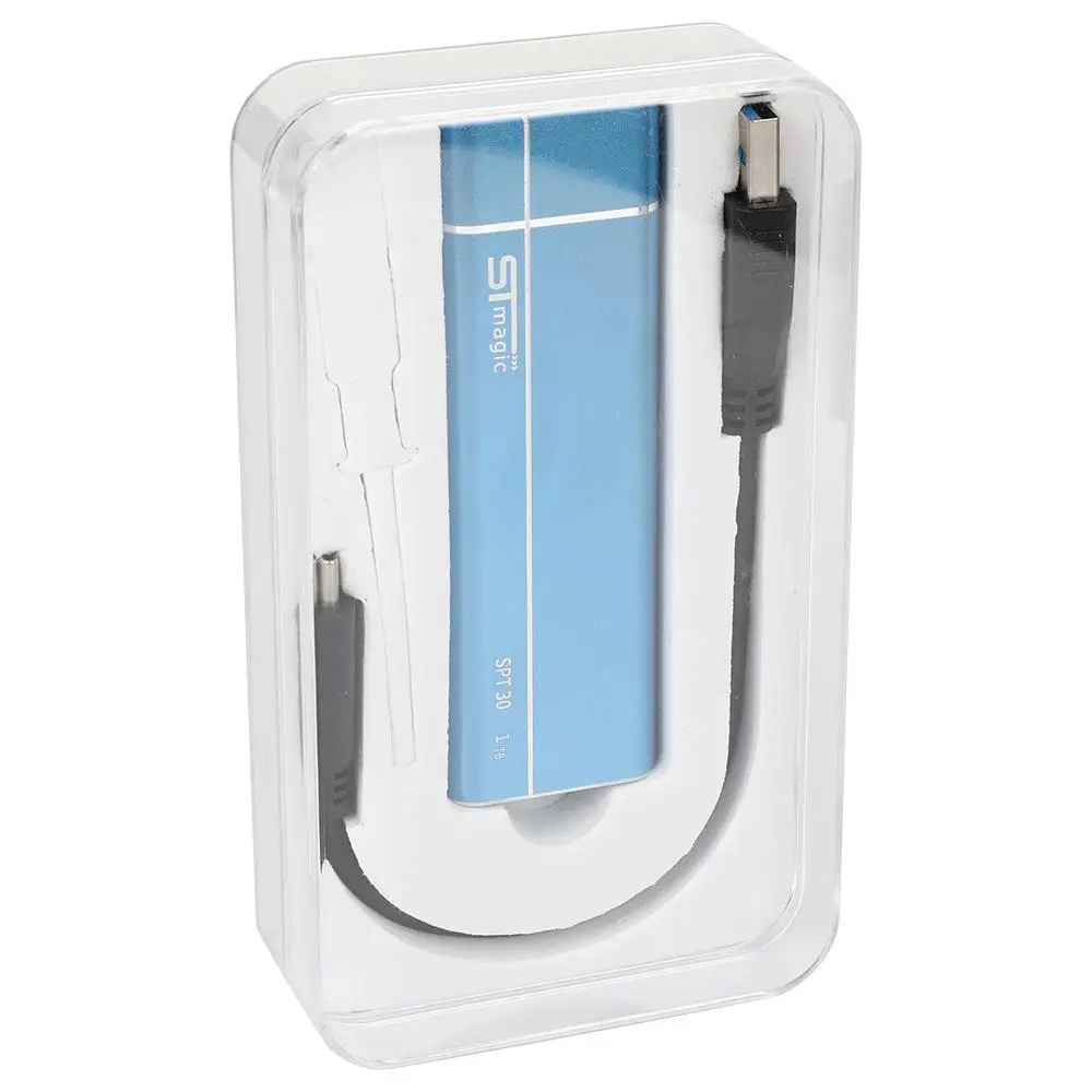  STmagic SPT30 256GB 512GB 1TB Mini Tragbare M.2 SSD USB3.1 Typ-C Externe Solid State Drive lesen Ge