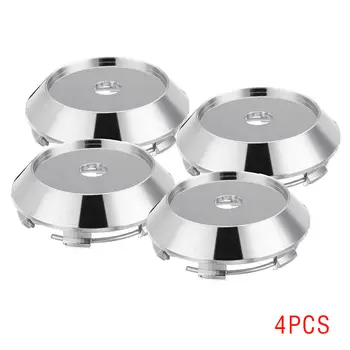 

4pcs 58mm Universal Chrome Car Wheel Tire Rims Center Hub Caps Cover Decorative