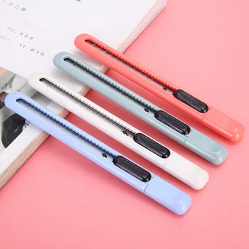 

Hobby stationery, simple and fresh utility knife, detachable courier knife, wallpaper knife, safe manual office supplies