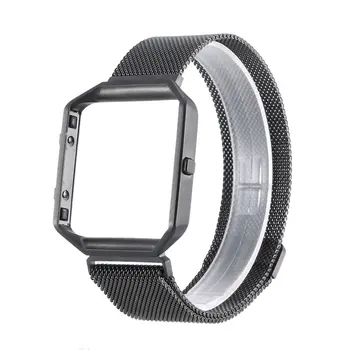 

Smart Bracelet Stainless Steel Metal Strap Sports Watch Practical Protective Frame Replacement Strap