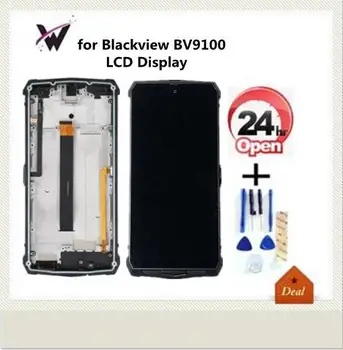 

ocolor For Blackview BV9100 LCD Display And Touch Screen With Frame Assembly Replacement +Tools +Glue +Film For Blackview BV9100