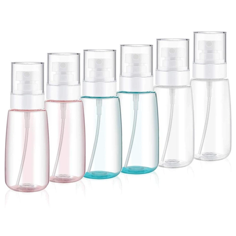 

6Pcs Spray Bottle 60Ml/2Oz Fine Mist Spray Bottle Refillable Portable Containers Sprayer for Travel Makeup
