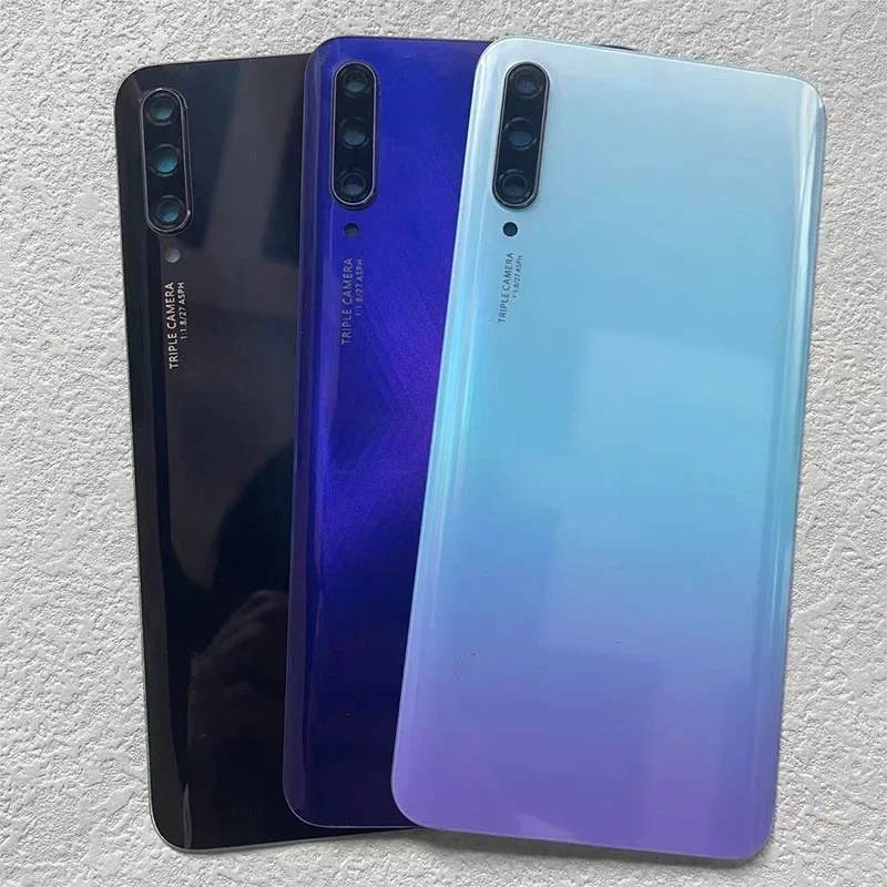 Замена для Huawei Y9S/P Smart Pro 2019 задняя крышка корпуса стеклянная дверь батарейный