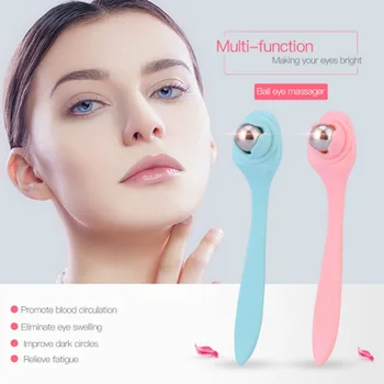 

Eye roller Massage Stainless Steel Balls 360 Degrees Roller Health Care Massager Care Tool Face Dark Eye Wrinkle Circle Removal