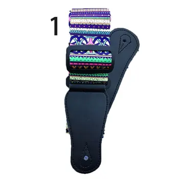 

Vintage Floral Printed Acoustic Electric Guitar Strap Electric Acoustic Bass Guitar Strap Belt Guitar Accessories Drop Shiping