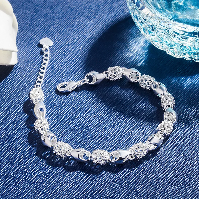 Роскошные оригинальные серебро 925 пробы браслеты для женщин Pulseras Plata De Ley 925 Mujer Genunie 925 серебряный браслет ювелирное изделие пандора шармы серебро 925 gümüş bileklik браслеты женские