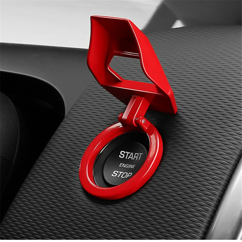 Avvio Auto Arresto Motore Cerchio Decorativo Accensione Pulsante Anello Styling Accessori Custodia Cover Per Peugeot 5008 3008 2008 508
