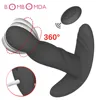 360 Degree Rotating Anal Plug Vibrator Silicone Male Prostate Massager Butt Plug Anus Vibrating Sex Toy For Men G-Spot Stimulate 1