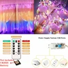 3M LED Curtain String Lights Remote Control USB New Year Fairy Garland Lamp Holiday Decoration For Home Bedroom Window Christmas ► Photo 3/6