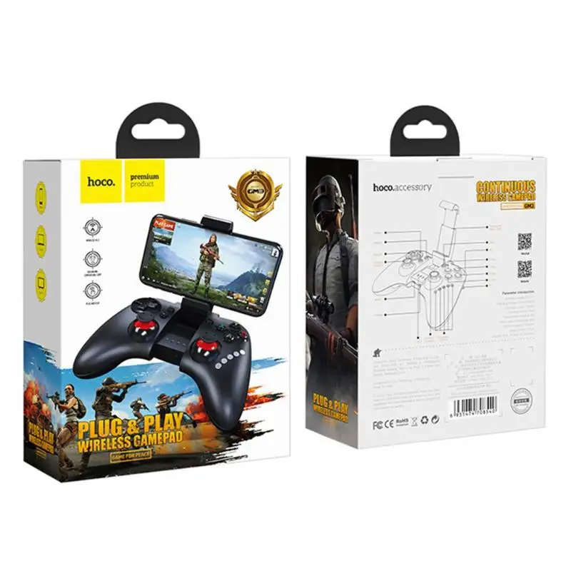 HOCO GM3 беспроводной игровой контроллер Bluetooth складной Эргономичный геймпад