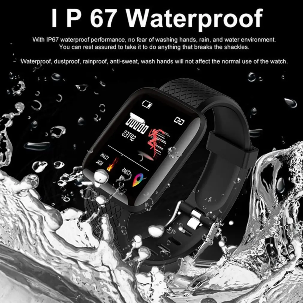 116Plus Smart Bracelet Waterproof Fitness Tracker Sports Watch Heart Rate Monitor Pedometer Smart Band Offline Payment Women Men