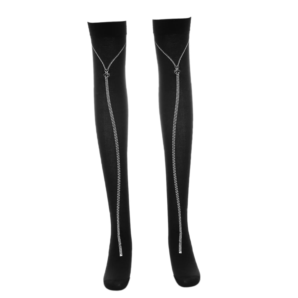 Women Girls Long Striped Socks Over Knee Thigh High Socks Stocking