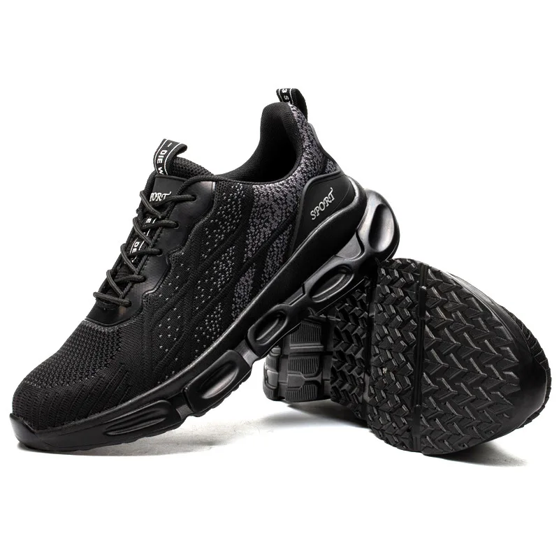 Safety Shoes Anti-smashing Safety Men's Work Shoes Summer Breathable Deodorant Non-slip Mens Safety Shoes Work Shoes