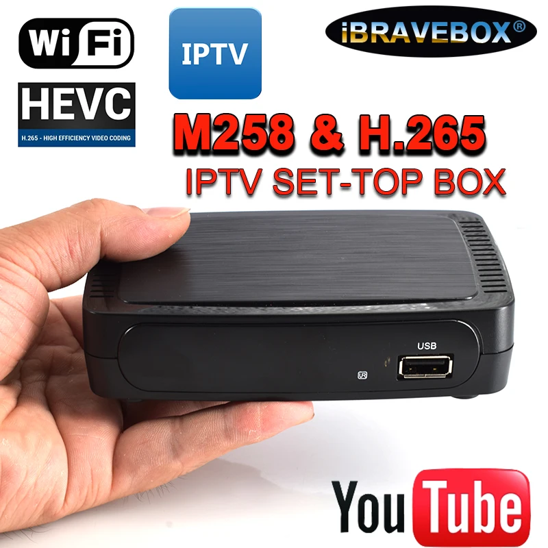 IBRAVEBOX M258 ТВ приемник спутниковый Интернет цифровая телеприставка IP ТВ приемник декодер быстрее, чем MAG 254 MAG250 ТВ приставка#50