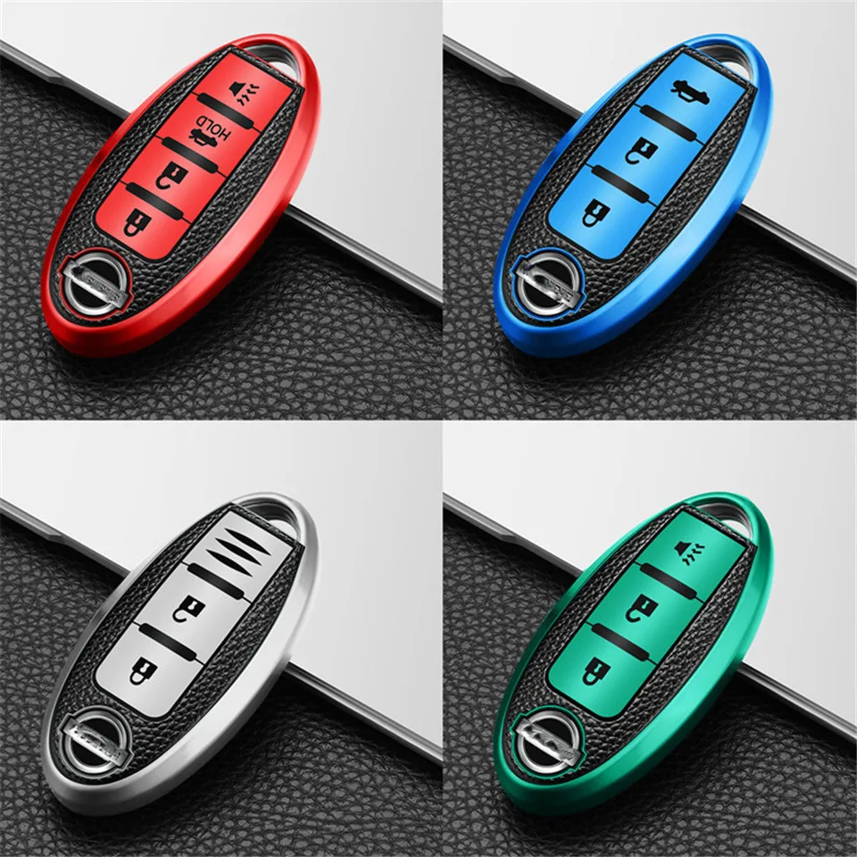 Cover per chiave/telecomando per nissan juke leaf micra k12 note patrol qashqai j11 j10 tiida versa x-trail xtrail x trail t32 Infiniti - H87272a2847e84948a815eeca2e79f454b