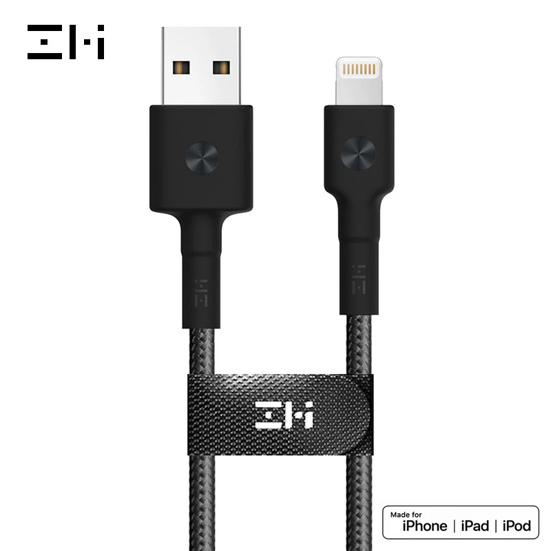 xiaomi ZMI usb type c к lightning Кабель для iPhone 11 max xr 8 7 6s plus 5 ipad зарядное устройство PD Быстрая зарядка MFI сертифицировано - Тип штекера: USB to iPhone B