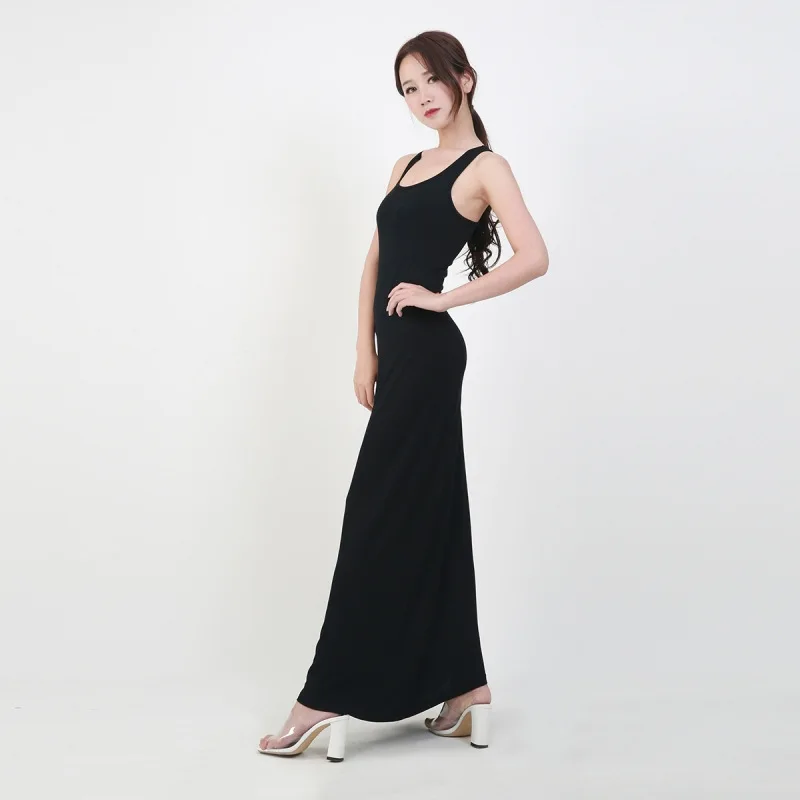 

Heat-Modal Base Skirt WOMEN'S Tank Top I-shaped Vest Dress Long Skirts Dress Women's