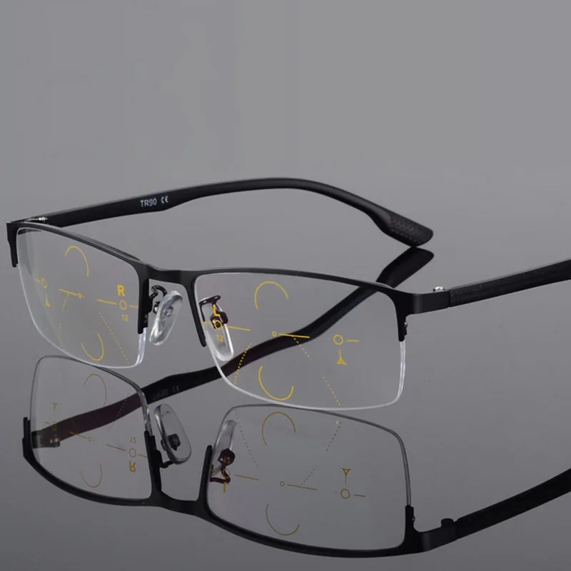 Прогрессивные многофокальные очки, мужские солнцезащитные очки с переходом, фотохромные очки для чтения, мужские очки для чтения, близкие к дальнему прицелу, NX