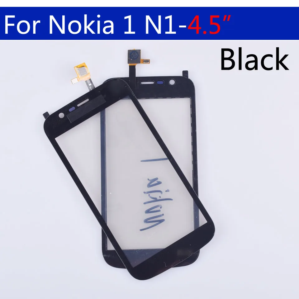 For Nokia 1 N1 Touch Screen Panel Digitizer Sensor Front Glass Outer Touchscreen Replacement 4.5 inch