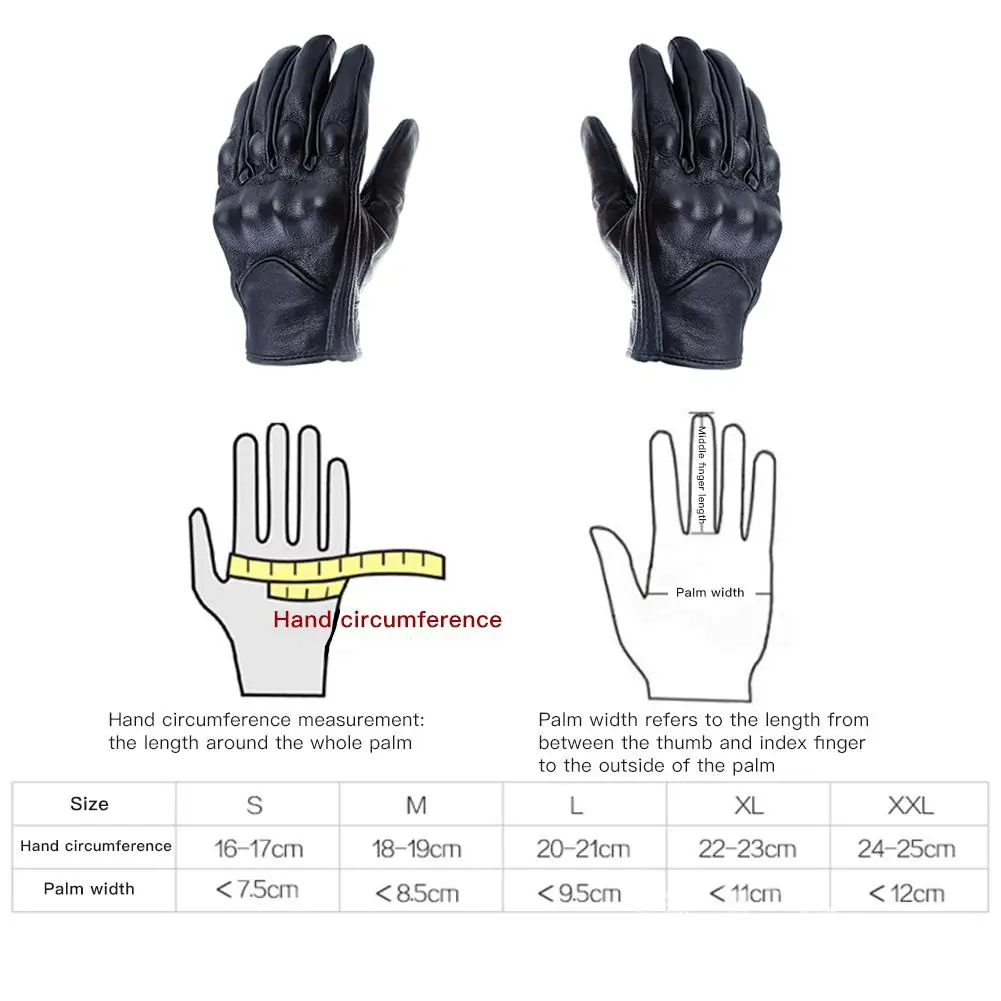 Зимние кожаные перчатки с сенсорным экраном для езды на мотоцикле, ветронепроницаемые перчатки для мужчин и женщин