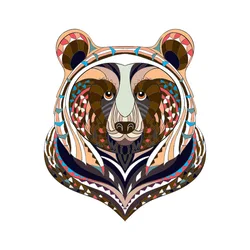 Novo colorido cão urso quebra cabeça de madeira 3d diy a3 a4 a5 pop bloco alienígena animal jogo de quebra cabeça 100 200 300 grama para crianças caixa de presente da criança