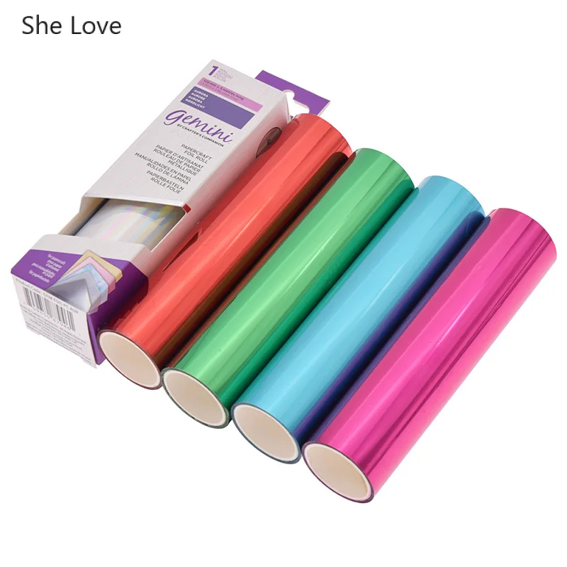 1Roll 3M 5M Holographic Hot Stamping Foil Paper for Garment Leather DIY Crafts